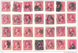 -Le917:lotje Van 56 Zegels  USA ..Y.&T.N° 71 : 1890-93 G.Washington... - Used Stamps