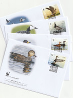 IJsland 2011, FDC, WWF, Geese And Ducks, Birds - Bhoutan