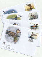 IJsland 2011, FDC, WWF, Geese And Ducks, Birds - Bhután