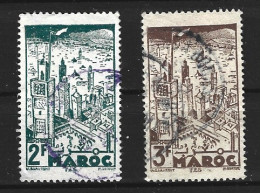 MAROC. N°188 & N°193 Oblitérés De 1939-42. Fès. - Gebruikt