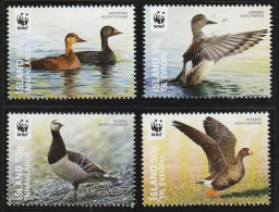 IJsland 2011, Postfris MNH, WWF, Geese And Ducks, Birds - Bhután