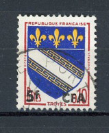 FRANCE SURCHARGÉ CFA - BLASON - N° Yvert 346A Obli. - Usati