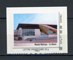 FRANCE - PERSONNALISÉS - MUSÉE MALRAUX AU HAVRE -  N° Yvert 7 (IDT) **  LETTRE PRIORITAIRE 20g - Ungebraucht