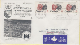 Canada 1970 Nortwest Territories  FDC (CN180) - 1961-1970