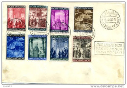 A19558)Vatikan 163 - 170 Auf Brief - Storia Postale
