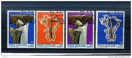 A19748)Vatikan 577 - 580 Gest. - Usados