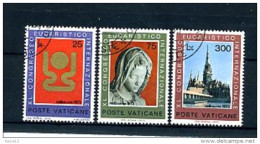 A19769)Vatikan 615 - 617 Gest. - Used Stamps