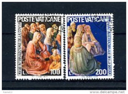 A19798)Vatikan 670 - 671 Gest. - Used Stamps