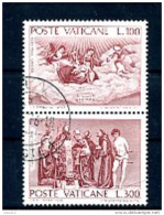 A19806)Vatikan 678 - 679 Paar Gest. - Gebruikt