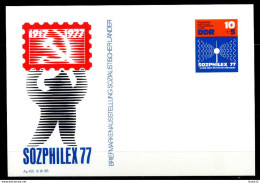 G046)DDR GA P 82 (*) - Private Postcards - Mint