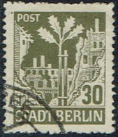DR, All.Besetzung Berlin 1945, MiNr 7A, Gestempelt - Berlino & Brandenburgo