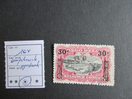 104  - Landschappen - Type MOLS - Manuele Opdruk Elysabethstad - Omgekeerde Opdruk - Gest. - Used Stamps