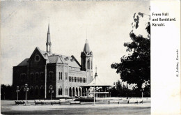 PC PAKISTAN KARACHI FRERE HALL AND BANDSTAND (a50193) - Pakistán