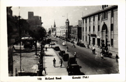 PC PAKISTAN KARACHI MCLEOD ROAD REAL PHOTO POSTCARD (a50196) - Pakistan