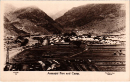 PC PAKISTAN ALI MASJID KHYBER PASS FORT AND CAMP REAL PHOTO POSTCARD (a50213) - Pakistan