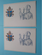 S.S. GIOVANNI PAOLO II Citta Del Vaticano ( Zie / Voir Scan ) 2 Pcs. ! - Vaticano