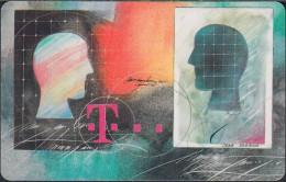 Germany P17/98 Kunst - Art - Joan Sofron - Aller Dinge Maß 2- Köpfe - DD:3810 - P & PD-Series: Schalterkarten Der Dt. Telekom