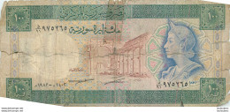 BILLET   SYRIE 100 ONE HUNDRED SYRIAN POUNDS - Syria