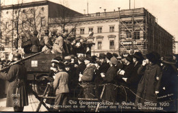 N°119241 -rare Carte Photo Gegenrevolution In Berlin Im Marz 1920- - Manifestations