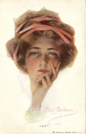 PC ARTIST SIGNED, PHILIP BOILEAU, GLAMOUR LADY, Vintage Postcard (b50874) - Boileau, Philip