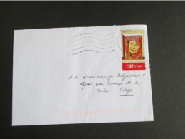 Jaar 2007 - Nr 3618 - Schrijfster Christine D'Haen - Alleen Op Brief Verstuurd Binnen Liège - Cartas & Documentos