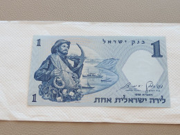 Israel-1 LIRA FISHMAN-(1958)-(rite Number From-RED)-(99)-(951563-ל/6)-GOOD-BANK NOTE - Israel