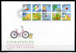 F0774)Schweden FDC 1539/48 - Storia Postale