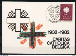 X0934)Belgien Maxi-Card  2130 Caritas - 1981-1990