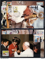 X0981)Vatikan Maxi-Card  852/63 Papstreise - Cartoline Maximum