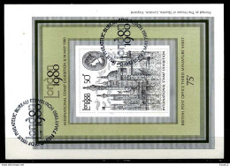 X2747)Großbritannien Maxi-Karte Block 3 IBRA London - Cartes-Maximum (CM)