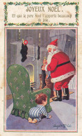 Santa Claus , Père Noël * CPA Illustrateur Donald Mc Gill * Joyeux NOEL Joyeuse St Nicolas * Jeux Jouets Enfant Cheminée - Santa Claus