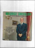 Disque 45 Tours Maurice Chevalier 7 Titres Ah Sivous Saviez-à La Française-mais Qui Est-ce-une Canne Et Une Casquette - Andere - Franstalig