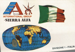 SIERRA ALFA DIVISIONE 1 ITALIA CPSM - Radio Amateur