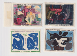 4 TIMBRES*. FRANCE. TABLEAU. FRESNAYE. MATISSE. BRAQUE. CEZANNE - Andere & Zonder Classificatie