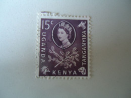 KENYA UGANDA  TANKANYIKA USED STAMPS  QUEEN - Kenya, Uganda & Tanganyika