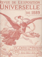 Revue De L'exposition Universelle De 1889 Avec Gravures Hors Texte Couverture Par LEVEILLE N° 10 Sarah Bernhardt - Magazines - Before 1900