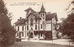 - 38 - LA CÔTE-St-ANDRE (Isère) - Château Des Croisettes - Scan Verso - - La Côte-Saint-André