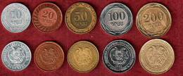 Armenia 2003/04. Set Of 5 High Quality Coins XF:10,20,50,100,and 200 Drams. - Armenia