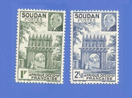 SOUDAN 129 + 130 NEUFS ** PORTE DE DJENNÉ - Unused Stamps