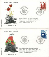 Denmark; 1986; Europa CEPT. Set Of 2 On FDC (Foghs Covers). - 1986