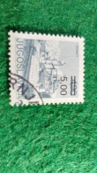 YOGUSLAVYA --1980-89         5 DİN       USED - Gebruikt