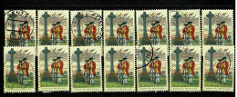 1995 Lot Zegels/timbres ( 14 ) : 2600 Slag Bij Fontenoy - Oblitérés