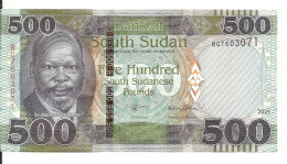 SOUDAN SOUTH 500 POUNDS 2021 UNC P 16 New - Soedan