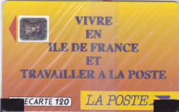 Telecarte Publique F137B NSB - La Poste Ile De France - 120 U - Sc5an - 1990 - 1990