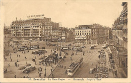 Bruxelles La Gare Du Nord Et Place Rogier  Pas Envoyé - Chemins De Fer, Gares