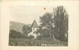 Suisse - Cully - Belle Et Rare Carte Photo De La Maisonnette En 1924 - Cully