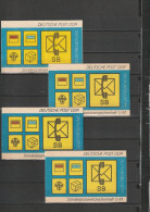 RDA - LOT 381 - 4 CARNETS SMHD 11 AVEC CONTENUS DIFFERENTS - NEUF** - Markenheftchen