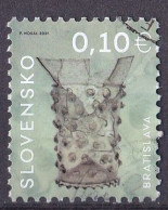 Slowakei Marke Von 2021 O/used (A3-51) - Oblitérés