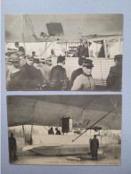 2 Cartes Dirigeable Allemand à Luneville - Zeppeline