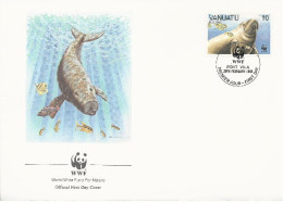 26088 ) Vanuatu WWF 1988 Dugong Cover - Vanuatu (1980-...)